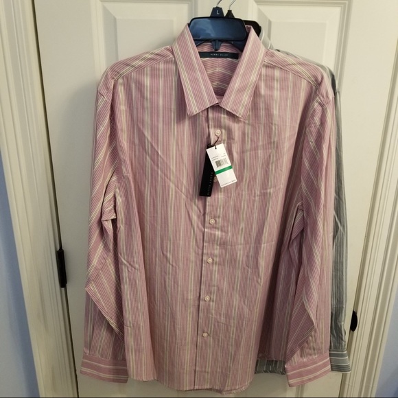 (2) NWT Perry Ellis shirts - Picture 5 of 6